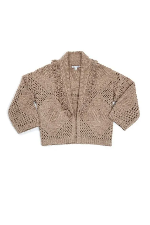 Autumn Cashmere - Fringed Shawl Collar