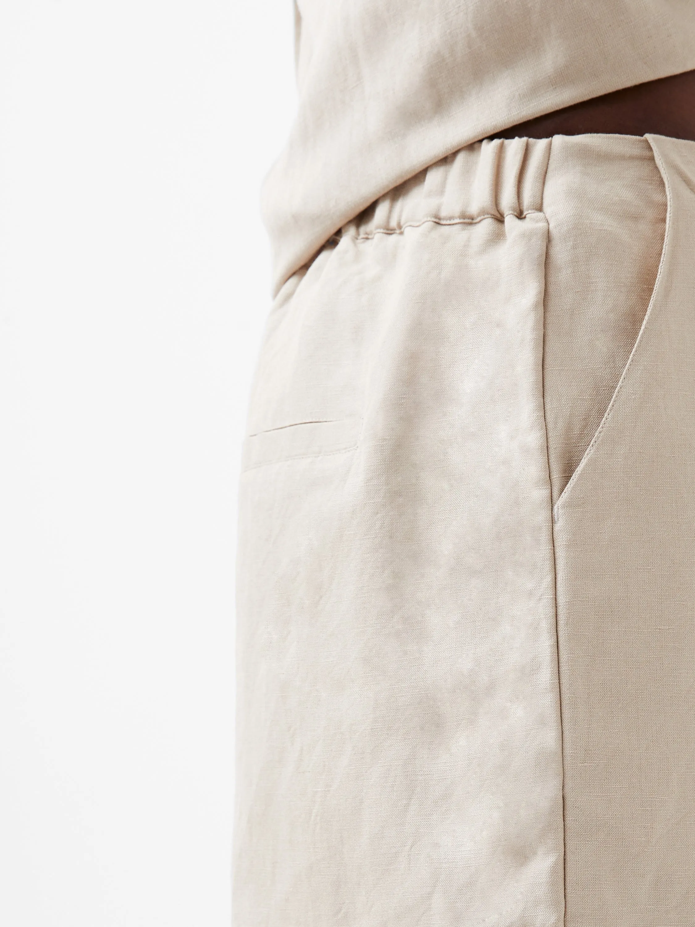 Birdie Linen Tailored Shorts