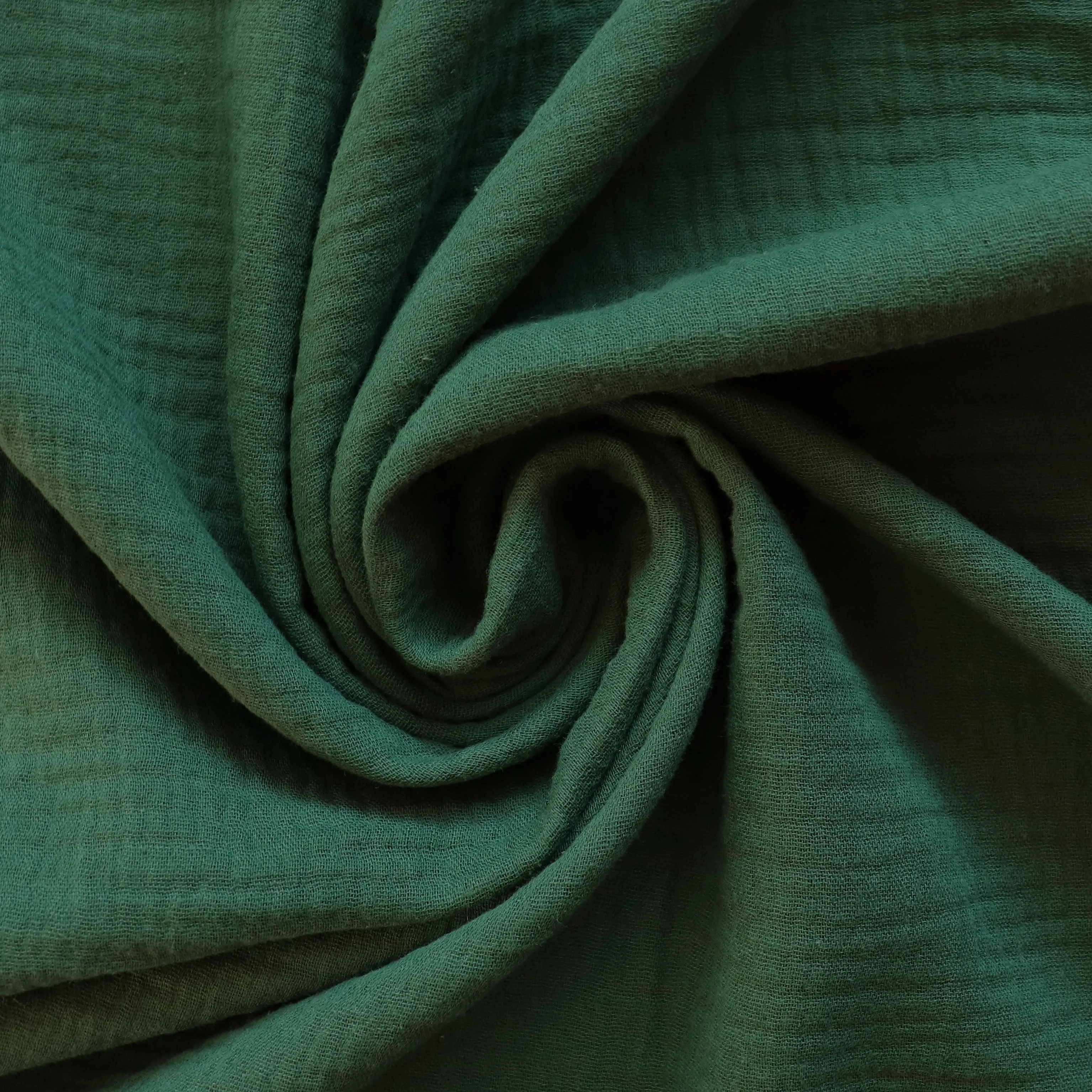 Cotton Double Gauze - Pine Green