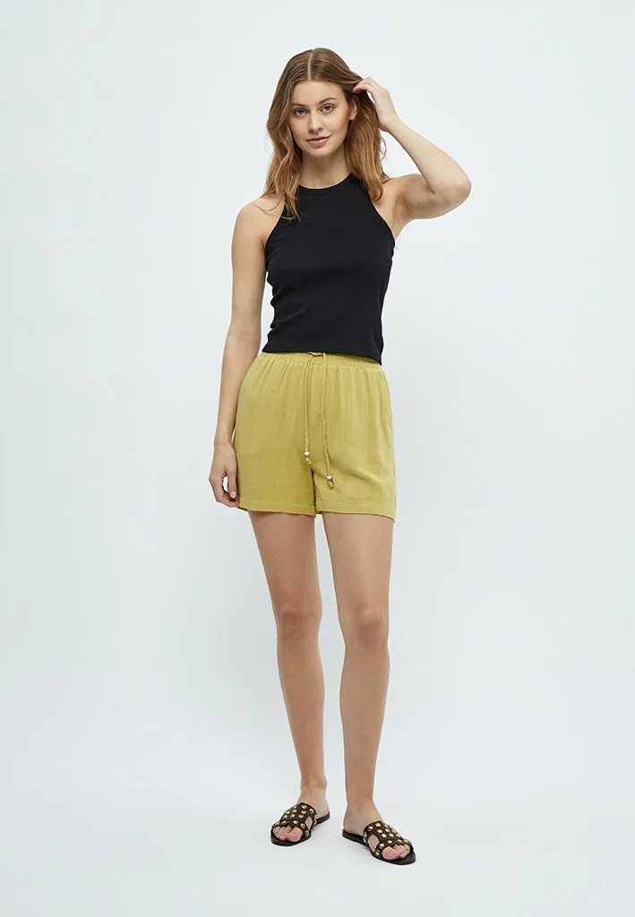 Dixie Midwaist Shorts - Pear Green