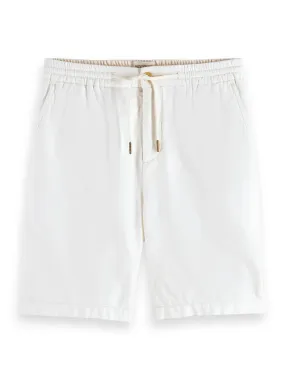 Fave - Twill Linen Bermuda Shorts