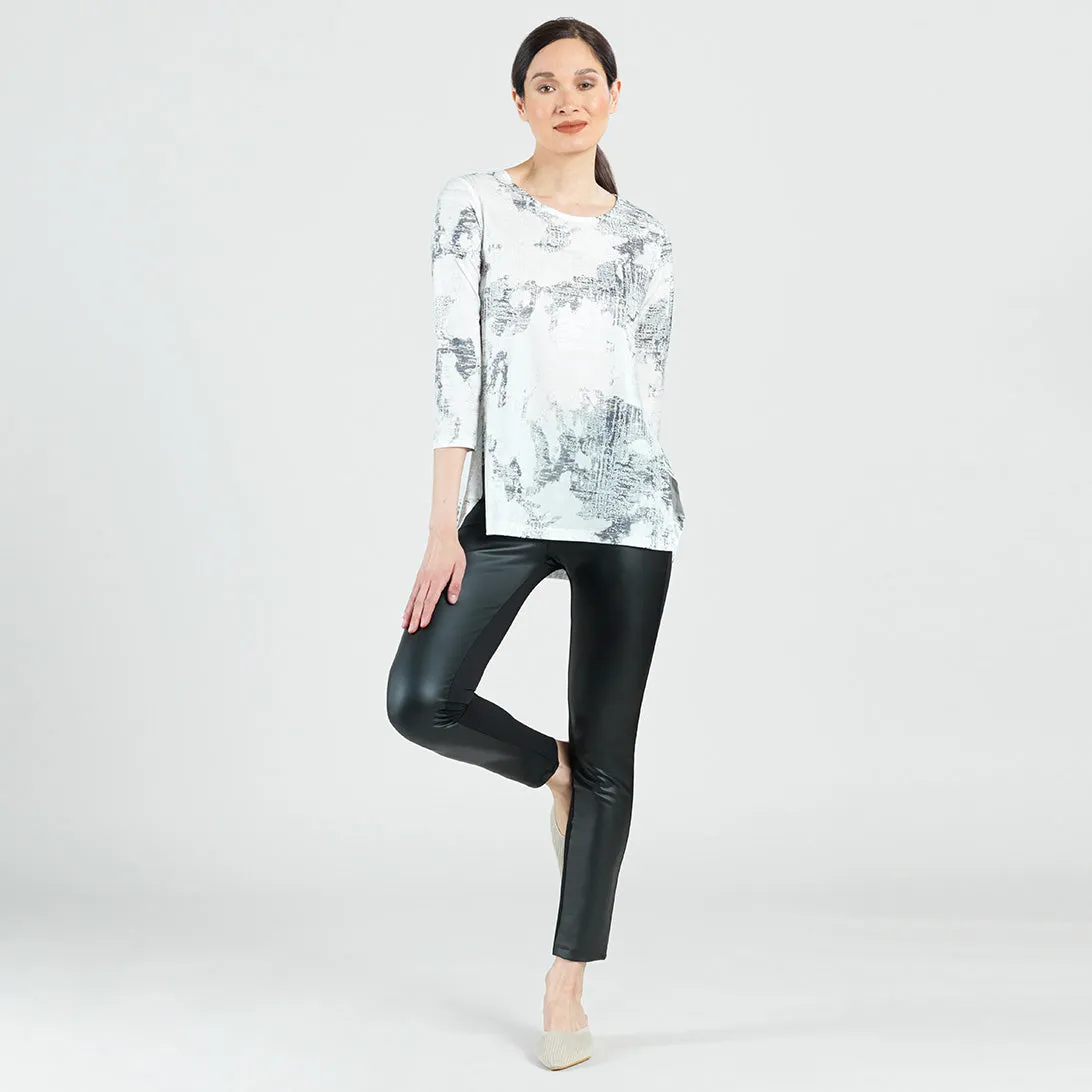 Foil Knit - Parachute Hem Tunic - Abstract Marble - Final Sale!