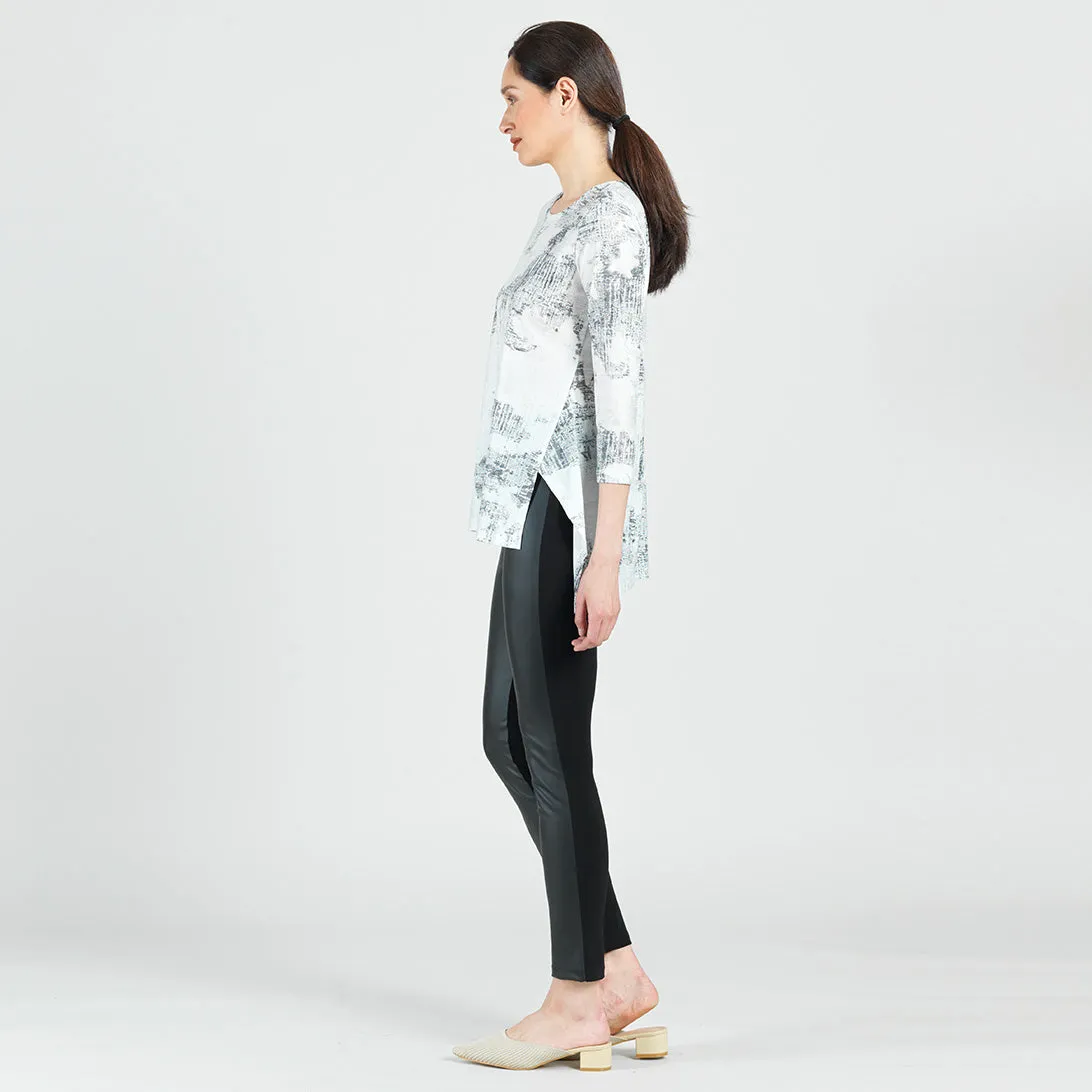 Foil Knit - Parachute Hem Tunic - Abstract Marble - Final Sale!