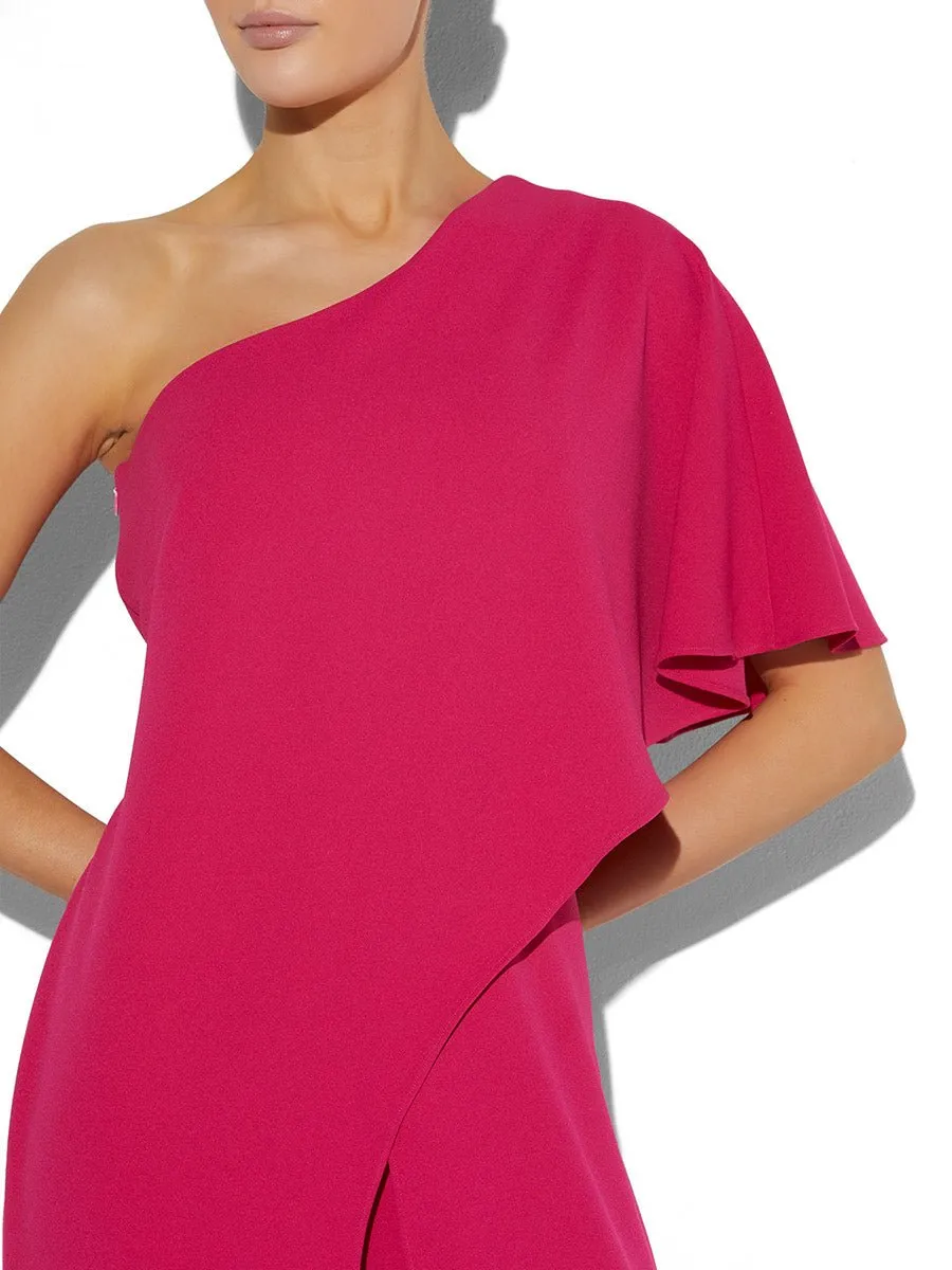 Harper Hot Pink One Shoulder Jumpsuit