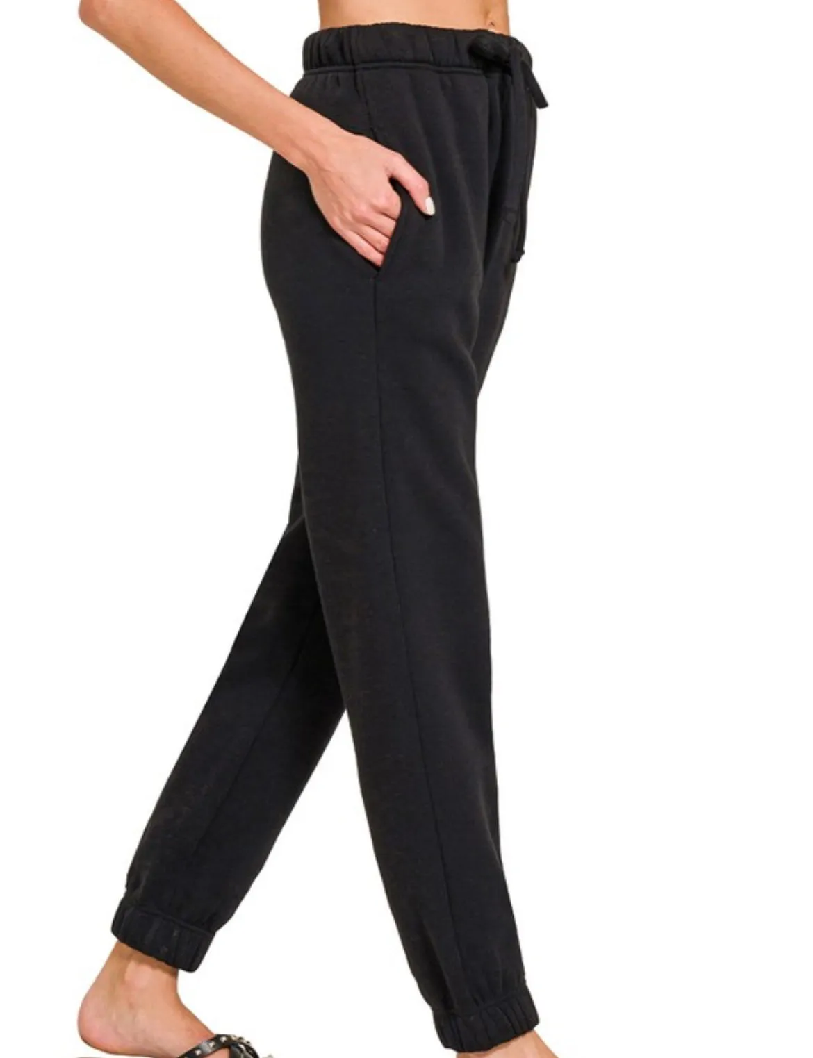 Jackie Fleece Joggers With Pockets