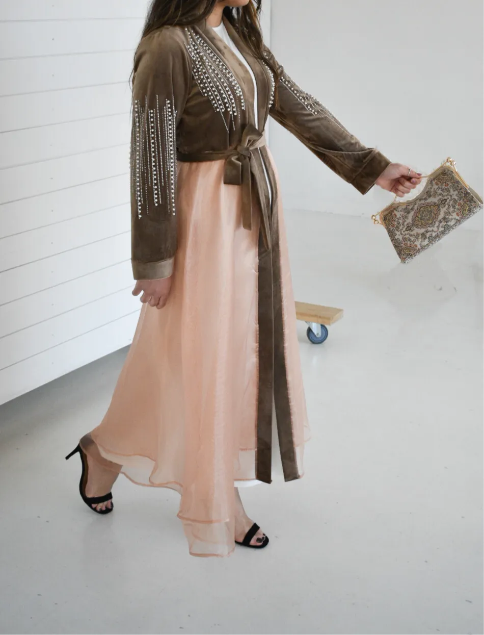 Noor Abaya - Beige