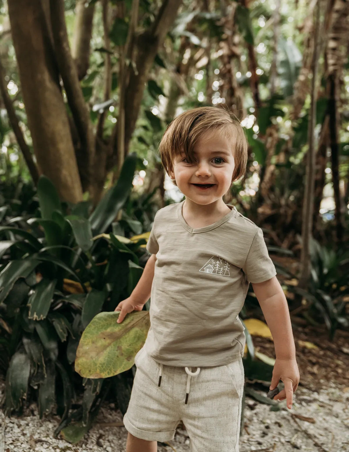 Ollie Boys Shorts - Sand Dune