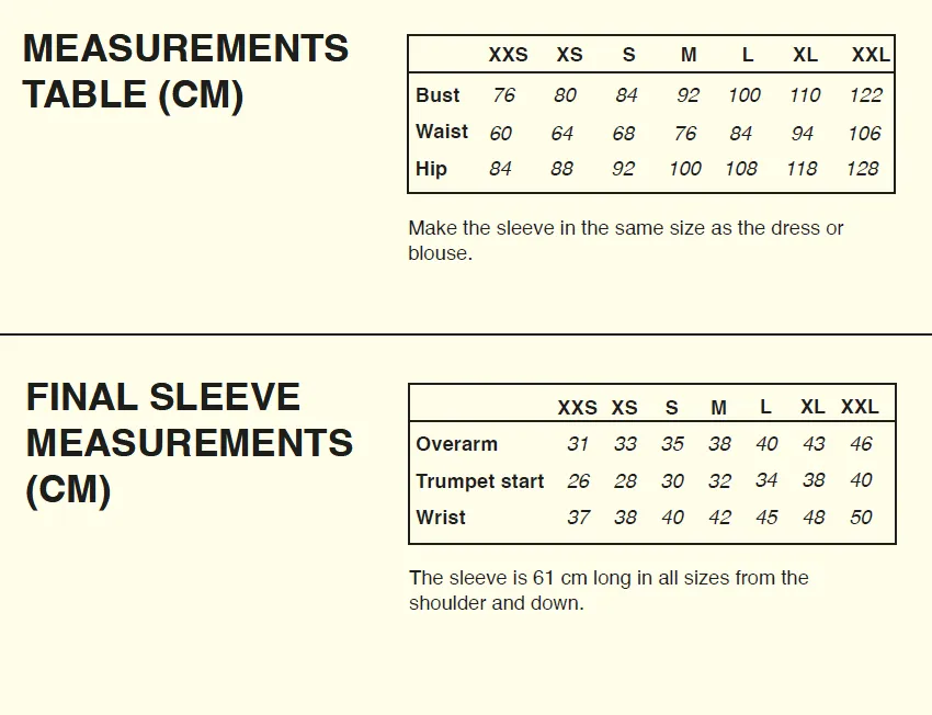 PDF Pattern - Silhouette Blouse x Trumpet sleeves | Puff and Pencil