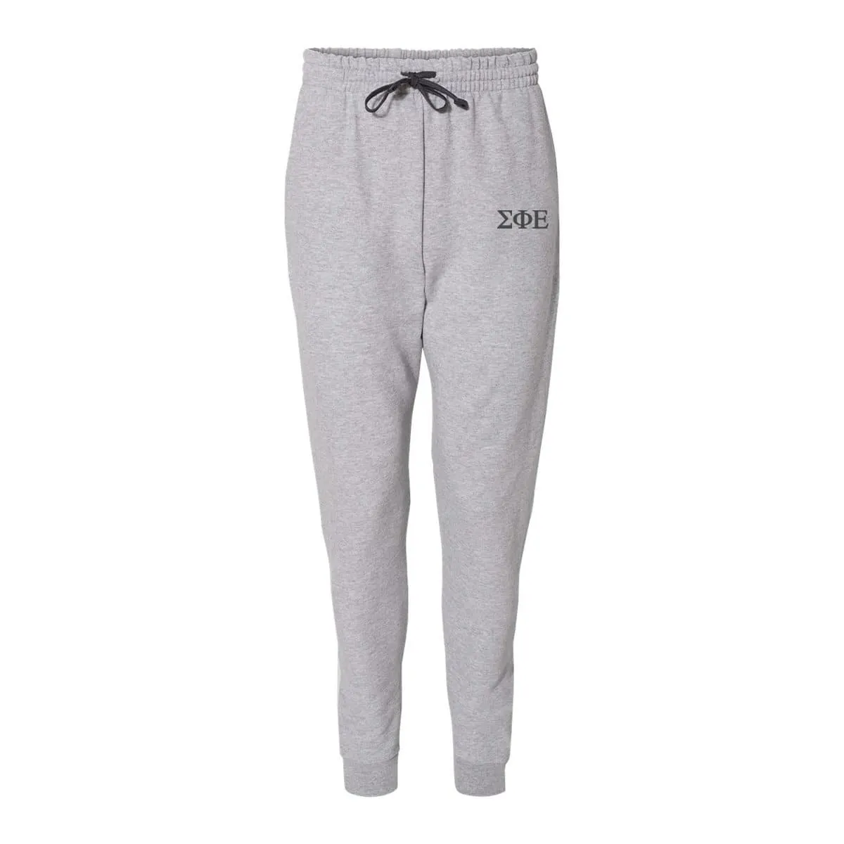 SigEp Heather Grey Contrast Joggers