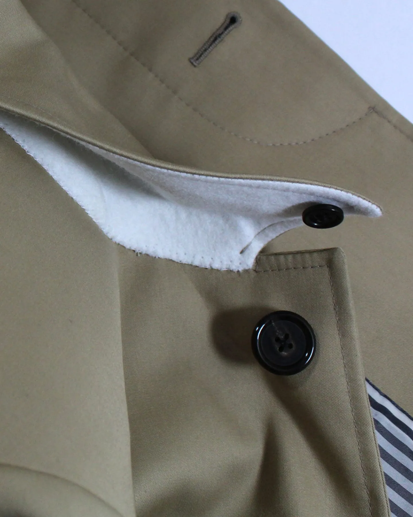 Thom Browne Overcoat Khaki MacKintosh Bal Collar Coat EU 50  - US 40 SALE