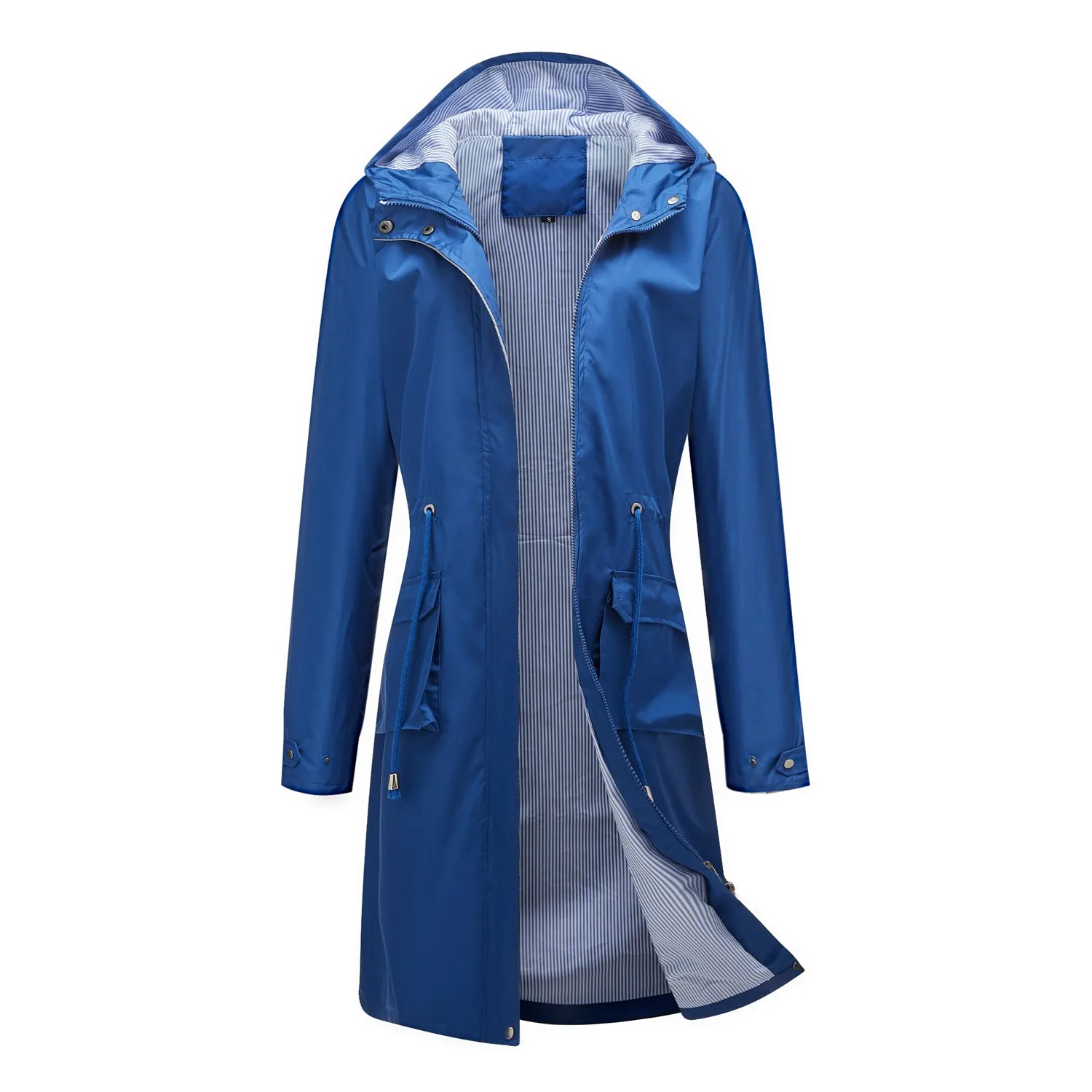 Women's Outdoor Raincoats Hooded Trench Coats