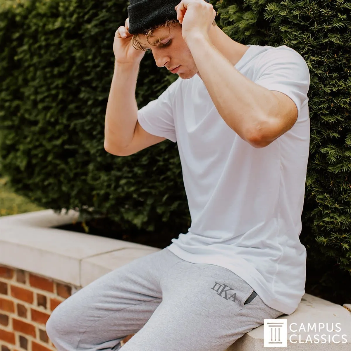 ZBT Heather Grey Contrast Joggers